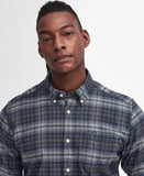 Forestfield Tailored Long Sleeved Shirt in Grey Marl by Barbour