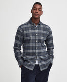 Forestfield Tailored Long Sleeved Shirt in Grey Marl by Barbour