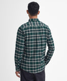 Drumhill Tailored Long Sleeved Shirt in Evergreen by Barbour