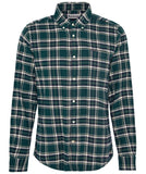 Drumhill Tailored Long Sleeved Shirt in Evergreen by Barbour