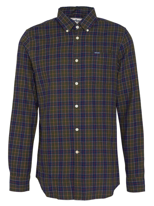 Lanark Tailored Long-Sleeved Shirt in Classic Tartan by Barbour