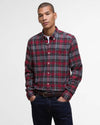 Ashroad Tailored Long-Sleeved Shirt in Red by Barbour