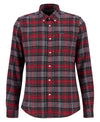 Ashroad Tailored Long-Sleeved Shirt in Red by Barbour