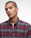 Ashroad Tailored Long-Sleeved Shirt in Red by Barbour