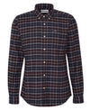 Haddington Tailored Tartan Shirt in Midnight Oak Tartan by Barbour