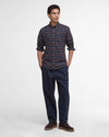 Haddington Tailored Tartan Shirt in Midnight Oak Tartan by Barbour