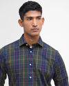 Kenton Tailored Long-Sleeved Shirt in Classic Tartan by Barbour