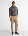 Cliff Regular-Fit Long-Sleeved Shirt in Navy by Barbour