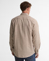 Cliff Regular-Fit Long-Sleeved Shirt in Dark Bordeaux by Barbour