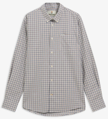 Farmtown Regular-Fit Long-Sleeved Shirt in Navy by Barbour