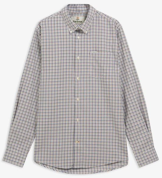 Farmtown Regular-Fit Long-Sleeved Shirt in Navy by Barbour