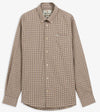 Farmtown Regular-Fit Long-Sleeved Shirt in Dark Bordeaux by Barbour