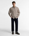 Farmtown Regular-Fit Long-Sleeved Shirt in Dark Bordeaux by Barbour