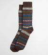 Boyd Socks in Chocolate Brown by Barbour