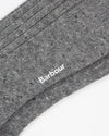 Houghton Socks in Mid Grey-Red by Barbour