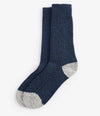 Houghton Socks in Navy-Grey by Barbour