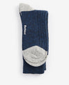 Houghton Socks in Navy-Grey by Barbour