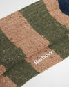 Houghton Stripe Socks in Military Brown/Olive by Barbour