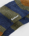 Houghton Stripe Socks in Thyme by Barbour