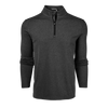 Rhinebeck Sport Quarter-Zip in Dark Grey Heather by Greyson
