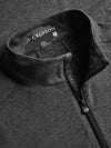 Rhinebeck Sport Quarter-Zip in Dark Grey Heather by Greyson