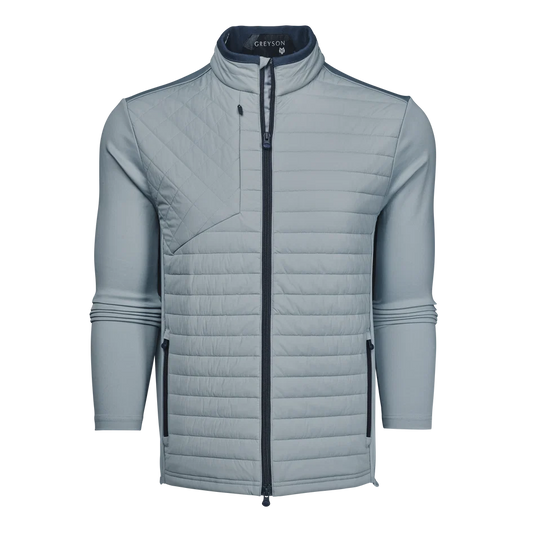 Yukon Ultralight Hybrid Jacket in Pacific Fog Grey by Greyson
