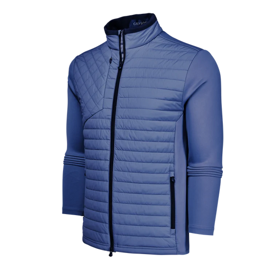 Yukon Ultralight Hybrid Jacket in Falcon Blue by Greyson