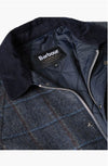 Bedale Check Corduroy Collar Wool Jacket in Blue by Barbour