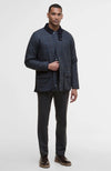 Bedale Check Corduroy Collar Wool Jacket in Blue by Barbour
