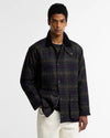Tartan Bedale Wool Jacket in Shadow Classic Tartan by Barbour