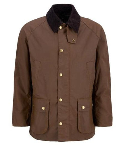 Ashby Wax Jacket in Bark by Barbour