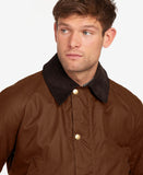 Ashby Wax Jacket in Bark by Barbour