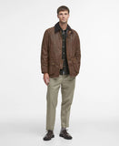 Ashby Wax Jacket in Bark by Barbour