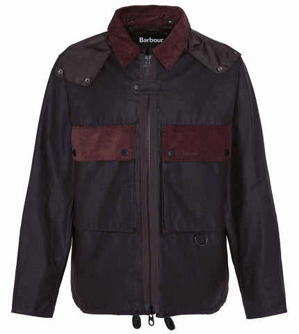 Re-Engineered Spey Waxed Jacket in Rustic by Barbour