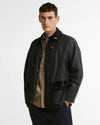 Icons Patch Bedale Waxed Jacket in Sage by Barbour