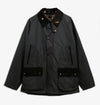 Icons Patch Bedale Waxed Jacket in Sage by Barbour