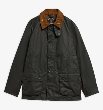 Icons Ashby Waxed Jacket in Sage by Barbour