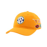 SEC Hat in Rocky Top Orange by Zephyr - NEW TEAMS JUST ADDED!