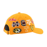 SEC Hat in Rocky Top Orange by Zephyr - NEW TEAMS JUST ADDED!