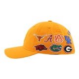 SEC Hat in Rocky Top Orange by Zephyr - NEW TEAMS JUST ADDED!