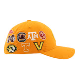 SEC Hat in Rocky Top Orange by Zephyr - NEW TEAMS JUST ADDED!