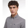 Padshaw Tailored Long-Sleeved Shirt in Dark Oak by Barbour