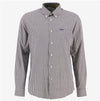 Padshaw Tailored Long-Sleeved Shirt in Dark Oak by Barbour