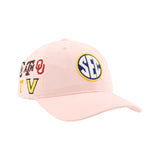 SEC Hat in Pink by Zephyr - NEW TEAMS JUST ADDED!