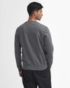 Prep Logo Sweatshirt in Mid Grey Marl by Barbour