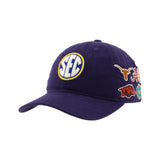 SEC Hat in Purple by Zephyr - NEW TEAMS JUST ADDED!