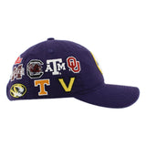 SEC Hat in Purple by Zephyr - NEW TEAMS JUST ADDED!