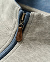 Sully 1/4 Zip Pullover in Light Gray by Johnnie-O