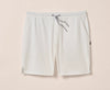 Jumpin Ribbed Knit Performance Shorts in White by Johnnie-O