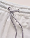Jumpin Ribbed Knit Performance Shorts in White by Johnnie-O